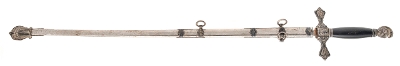 "Antique Masonic Knights Templar Sword (12341925) USED DTX" - Image 6 of 16