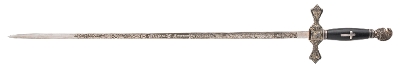 "Antique Masonic Knights Templar Sword (12341925) USED DTX" - Image 15 of 16