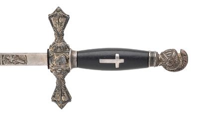 "Antique Masonic Knights Templar Sword (12341925) USED DTX" - Image 16 of 16