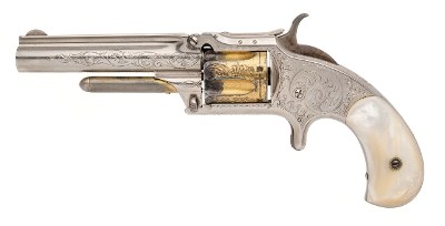 "Beautiful New York Engraved Presentation Smith & Wesson 1 ½ Model in Pipe Casing (50961)" - Image 3 of 13