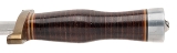 "1950's RANDALL 12-13 THORP BOWIE KNIFE W/ BROWN BUTTON SHEATH (68608)" - Image 4 of 9