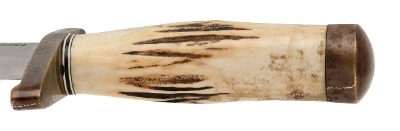 "1950’s STAG HANDLE RANDALL 12-11 SMITHSONIAN BOWIE W/ HEISER SHEATH (68612)" - Image 5 of 8