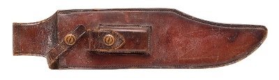"1950’s STAG HANDLE RANDALL 12-11 SMITHSONIAN BOWIE W/ HEISER SHEATH (68612)" - Image 7 of 8