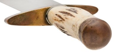 "1950’s STAG HANDLE RANDALL 12-11 SMITHSONIAN BOWIE W/ HEISER SHEATH (68612)" - Image 4 of 8