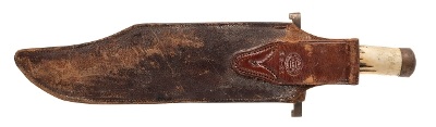 "1950’s STAG HANDLE RANDALL 12-11 SMITHSONIAN BOWIE W/ HEISER SHEATH (68612)" - Image 8 of 8