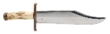 "1950’s STAG HANDLE RANDALL 12-11 SMITHSONIAN BOWIE W/ HEISER SHEATH (68612)"