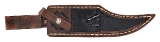 "USAMA TEHSEEN “IRON MISTRESS" HAND MADE BOWIE KNIFE W/SHEATH (68753)" - 11 of 12