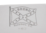 "WALTER BREND MODEL 5-10 #002 CUSTOM KNIFE W/SHEATH (68633)" - Image 9 of 9