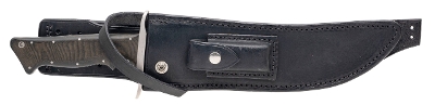 "WALTER BREND MODEL 5-10 #002 CUSTOM KNIFE W/SHEATH (68633)" - Image 6 of 9