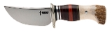 "TREEMAN KNIVES – JIM BEHRING CUSTOM UPSWEPT SKINNER KNIFE W/SHEATH (68640)" - 3 of 8