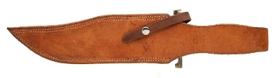 "JOHN NELSON COOPER IRON MISTRESS CUSTOM BOWIE KNIFE W/SHEATH (68667)" - Image 4 of 8