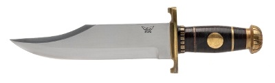 "JOHN NELSON COOPER IRON MISTRESS CUSTOM BOWIE KNIFE W/SHEATH (68667)" - Image 3 of 8
