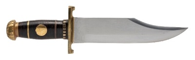 "JOHN NELSON COOPER IRON MISTRESS CUSTOM BOWIE KNIFE W/SHEATH (68667)" - Image 1 of 8