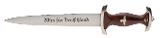 "Excellent Nazi NSKK Dagger 1942 Dated (65479)" - 1 of 5