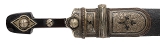 "Fine Niello-Decorated Caucasian Kindjal (Qama), Dagestan (Kubachi), Late 19th Century (68464)" - Image 4 of 12