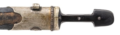 "Fine Niello-Decorated Caucasian Kindjal (Qama), Dagestan (Kubachi), Late 19th Century (68464)" - Image 9 of 12