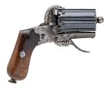 "Meyers Brevette Small Pinfire Pepperbox Revolver (50986)" - 2 of 7