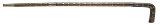 "Ottoman Empire Decorated Dagger Cane (69503)" - Image 5 of 16