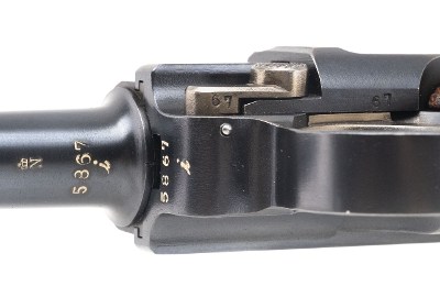 "DWM Krieghoff Backframe Inscription Luger 7.65 Para (D2026-00450)(DTX)" - Image 2 of 7