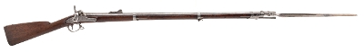 "U.S. Springfield Model 1842 Rifled Musket with long range rear sight .69 Caliber (64526)" - Image 1 of 12