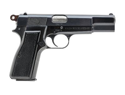 "Argentinian Police FN Hi-Power Pistol 9mm (D2026-00432)(DTX)" - Image 1 of 6
