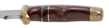 "JOHN NELSON COOPER CUSTOM ""YUCATAN SKINNER"" KNIFE W/SHEATH (68625)" - 3 of 8