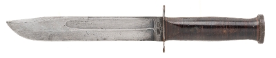 "WW2 WESTERN G46-8 FIGHTING KNIFE W/SHEATH (68672)" - Image 2 of 10