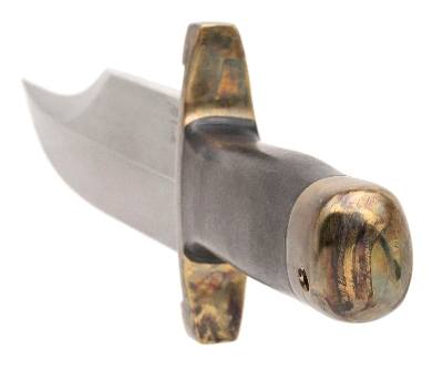 "GIL HIBBEN CUSTOM CONFEDERATE BOWIE KNIFE W/SHEATH (68670)" - Image 3 of 8