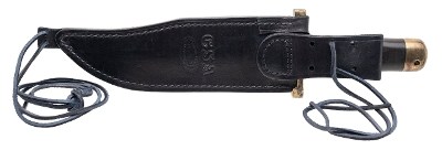 "GIL HIBBEN CUSTOM CONFEDERATE BOWIE KNIFE W/SHEATH (68670)" - Image 7 of 8