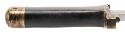 "GIL HIBBEN CUSTOM CONFEDERATE BOWIE KNIFE W/SHEATH (68670)" - Image 4 of 8