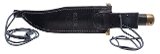 "GIL HIBBEN CUSTOM CONFEDERATE BOWIE KNIFE W/SHEATH (68670)" - Image 7 of 8