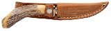 "CASE XX 5 FINN SSP STAG HANDLE FIXED BLADE HUNTING KNIFE (68824)" - Image 2 of 8