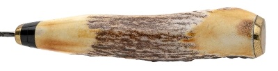 "CASE XX 5 FINN SSP STAG HANDLE FIXED BLADE HUNTING KNIFE (68824)" - Image 7 of 8