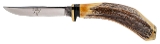 "CASE XX 5 FINN SSP STAG HANDLE FIXED BLADE HUNTING KNIFE (68824)" - Image 3 of 8
