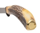 "CASE XX 5 FINN SSP STAG HANDLE FIXED BLADE HUNTING KNIFE (68824)" - Image 8 of 8