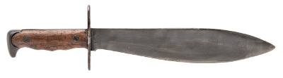 "WW1 1917 PLUMB BOLO KNIFE WITH A-K CO 1918 SHEATH (68674)" - Image 1 of 8