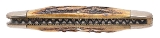 "THOMAS MCKISSACK CUSTOM CASE ELEPHANT TOE STAG FOLDING KNIFE (68712)" - 6 of 11