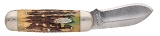 "THOMAS MCKISSACK CUSTOM CASE ELEPHANT TOE STAG FOLDING KNIFE (68712)" - 1 of 11