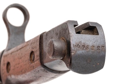 "WWII Japanese Type 30 Hooked Quillon Bayonet Kokura Supervision (51549)" - Image 8 of 8