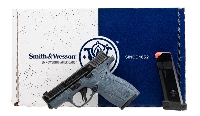 "(SN: ERJ5551) Smith & Wesson Bodyguard 2.0 Blue Titanium Pistol .380 Auto (L2026-05780) NEW" - Image 3 of 3