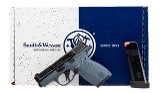 "(SN: ERJ5529) Smith & Wesson Bodyguard 2.0 Blue Titanium Pistol .380 Auto (L2026-05779) NEW" - Image 3 of 3
