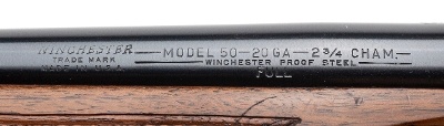 "WINCHESTER MODEL 50 SHOTGUN 20 GAUGE (L2026-04054)" - Image 5 of 6