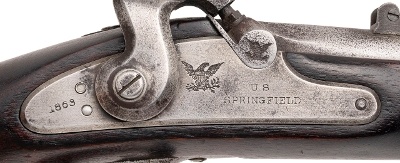 "U.S. Springfield Model 1863 Type I Rifled Musket .58 Caliber (64858)" - Image 3 of 13