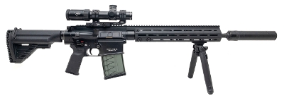 "HECKLER & KOCH MR762A1 RIFLE W/SIG SAUER SLH SUPPRESSOR 7.62 NATO (L2026-03908)(L2026-06676)" - Image 1 of 7