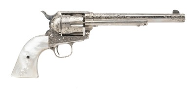 "Factory Engraved Black Powder Colt Single Action Army (AC1121)" - Image 2 of 7