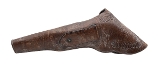 "Carved Colt Dragoon Flap Holster by Mario Hanel (AC547)"