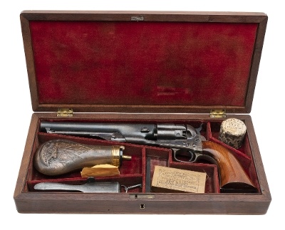 "Beautiful Cased Factory Colt 1860 Army Fluted Cylinder (AC548)" - Image 9 of 13