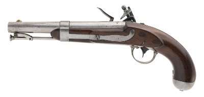 "U.S. Model 1836 flintlock pistol by A.Waters .54 caliber (AH8335)" - Image 3 of 7