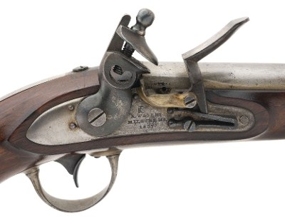 "U.S. Model 1836 flintlock pistol by A.Waters .54 caliber (AH8335)" - Image 5 of 7