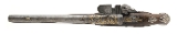 "Exquisite French Gilt Engraved Silver Mounted Flintlock Pistols (AH8059)" - 11 of 13